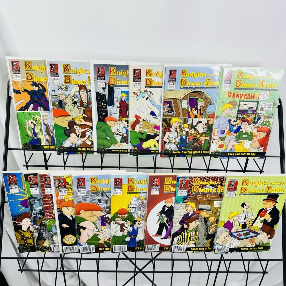 Knights Of The Dinner Table 33 35 43-55 lot Kenzer And Company